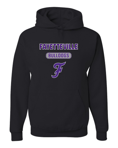 Fayetteville Bulldogs Script F Mascot #3 Men's Premium Hoodie