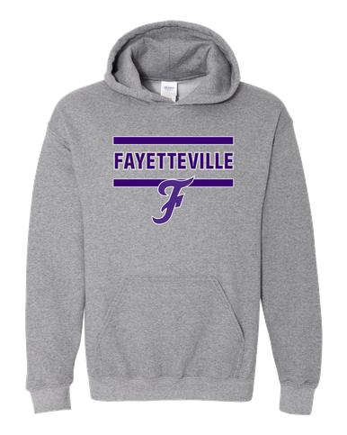 Fayetteville Bulldogs Script F Mascot #4 Men's Hoodie