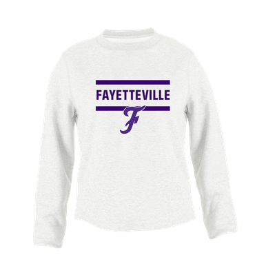 Fayetteville Bulldogs Script F Mascot #4 Women's Sweatshirt