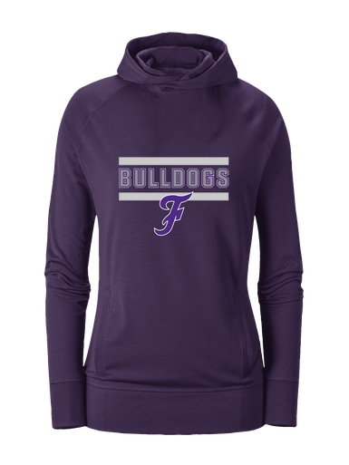 Fayetteville Bulldogs Script F Mascot #5 Women's Hoodie