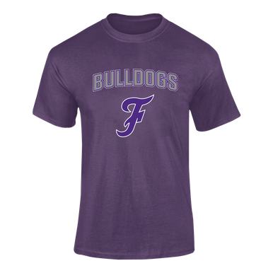 Fayetteville Bulldogs Script F Mascot #6 Men's SS T-Shirt