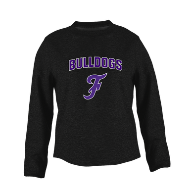 Fayetteville Bulldogs Script F Mascot #6 Women's Sweatshirt