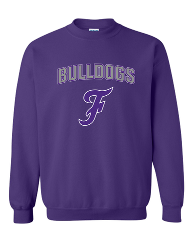 Fayetteville Bulldogs Script F Mascot #6 Men's Sweatshirt
