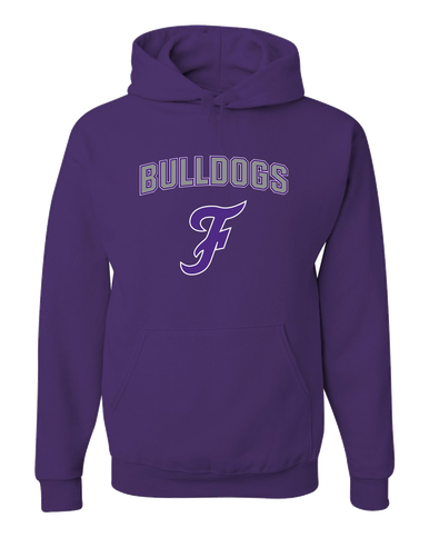Fayetteville Bulldogs Script F Mascot #6 Men's Premium Hoodie