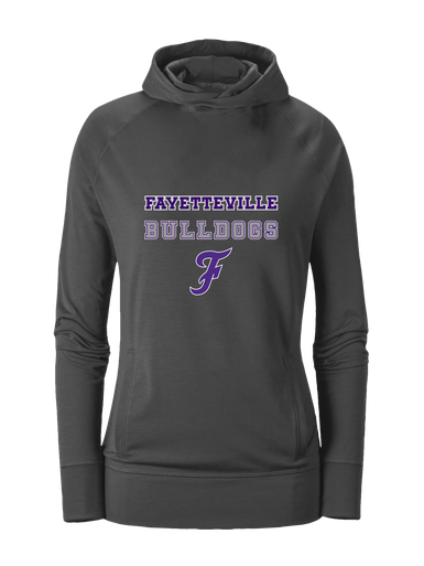 Fayetteville Bulldogs Script F Spirit Women's Hoodie