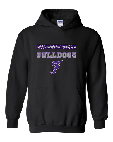 Fayetteville Bulldogs Script F Spirit Men's Hoodie