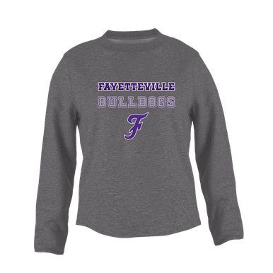 Fayetteville Bulldogs Script F Spirit Women's Sweatshirt