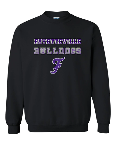 Fayetteville Bulldogs Script F Spirit Men's Sweatshirt