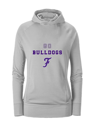 Fayetteville Bulldogs Script F Go Team Women's Hoodie