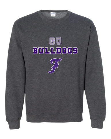 Fayetteville Bulldogs Script F Go Team Men's Sweatshirt