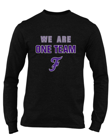 Fayetteville Bulldogs Script F We Are One Team Men's Premium LS T-Shirt