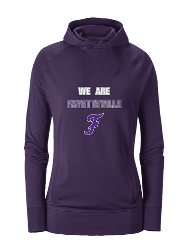 Fayetteville Bulldogs Script F We Are Women's Hoodie