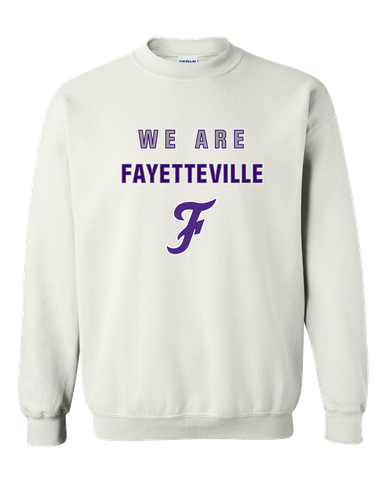 Fayetteville Bulldogs Script F We Are Men's Sweatshirt