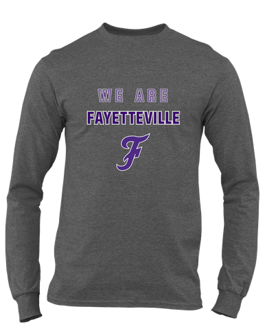Fayetteville Bulldogs Script F We Are Men's Premium LS T-Shirt