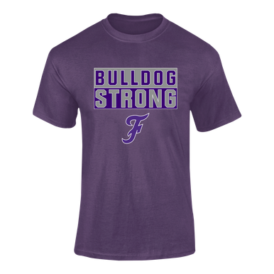 Fayetteville Bulldogs Script F Strong #1 Men's Premium SS T-Shirt
