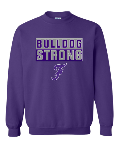 Fayetteville Bulldogs Script F Strong #1 Men's Sweatshirt