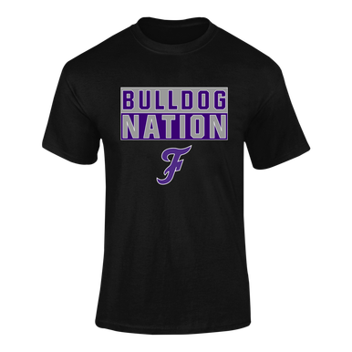 Fayetteville Bulldogs Script F Nation #1 Men's Premium SS T-Shirt