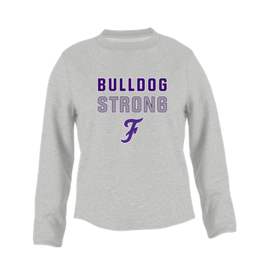 Fayetteville Bulldogs Script F Strong #2 Women's Sweatshirt