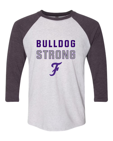Fayetteville Bulldogs Script F Strong #2 Women's Baseball T-Shirt