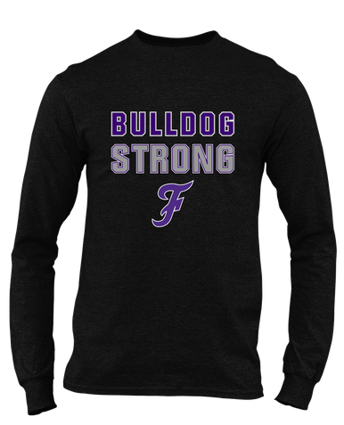 Fayetteville Bulldogs Script F Strong #2 Men's Premium LS T-Shirt