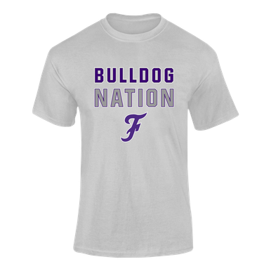 Fayetteville Bulldogs Script F Nation #2 Men's SS T-Shirt