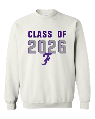 Fayetteville Bulldogs Script F Class of 2026 Men's Sweatshirt