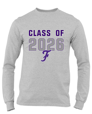 Fayetteville Bulldogs Script F Class of 2026 Men's Premium LS T-Shirt