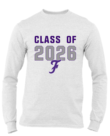 Fayetteville Bulldogs Script F Class of 2026 Men's LS T-Shirt