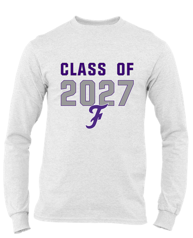 Fayetteville Bulldogs Script F Class of 2027 Men's Premium LS T-Shirt