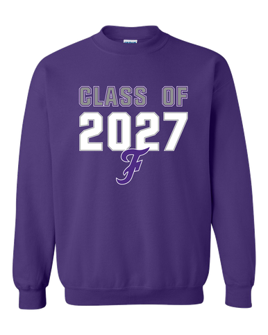 Fayetteville Bulldogs Script F Class of 2027 Men's Sweatshirt