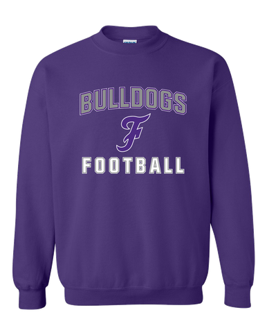 Fayetteville Bulldogs Script F Football #1 Men's Sweatshirt