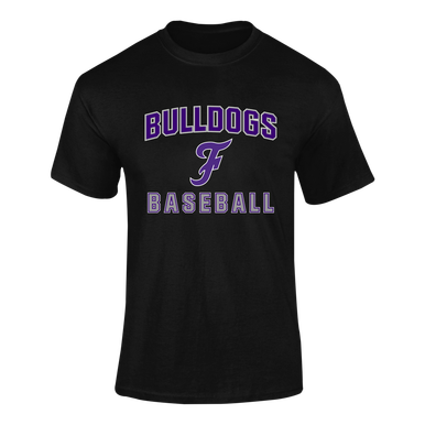 Fayetteville Bulldogs Script F Baseball #1 Men's Premium SS T-Shirt