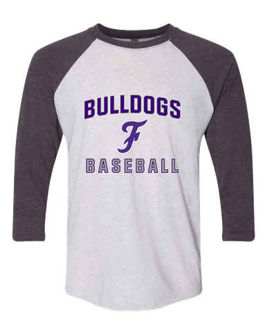 Fayetteville Bulldogs Script F Baseball #1 Men's Baseball T-Shirt