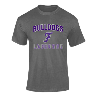 Fayetteville Bulldogs Script F Lacrosse Men's SS T-Shirt