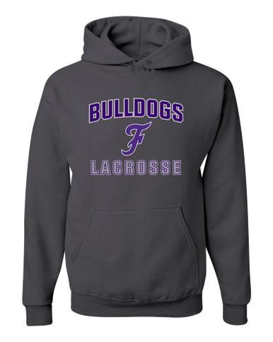 Fayetteville Bulldogs Script F Lacrosse Men's Premium Hoodie