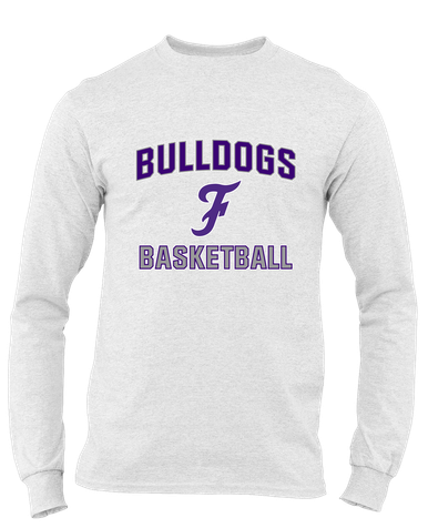 Fayetteville Bulldogs Script F Basketball #1 Men's Premium LS T-Shirt