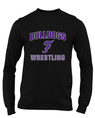 Fayetteville Bulldogs Script F Wrestling Men's Premium LS T-Shirt