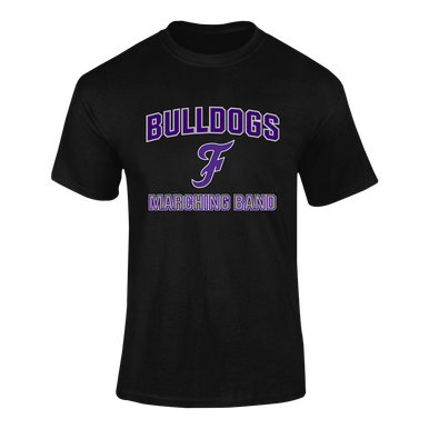 Fayetteville Bulldogs Script F Marching Band Men's SS T-Shirt