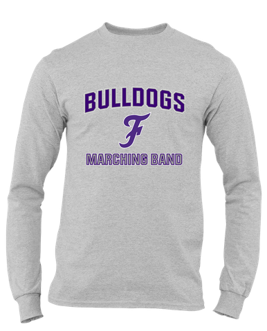 Fayetteville Bulldogs Script F Marching Band Men's Premium LS T-Shirt