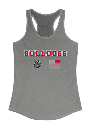 Springdale Bulldogs Team Colors Flag Women's Tank Top