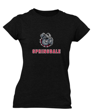 Springdale Bulldogs Mascot #2 Women's SS T-Shirt