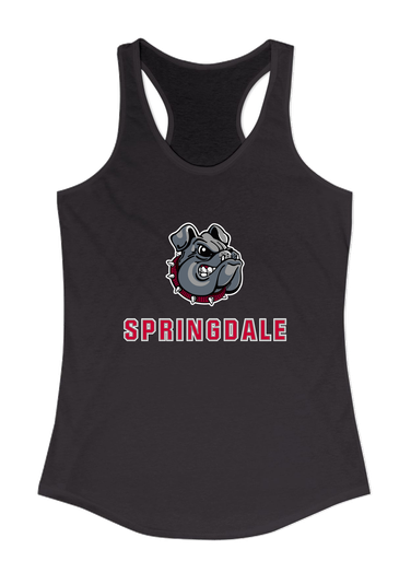 Springdale Bulldogs Mascot #2 Women's Tank Top