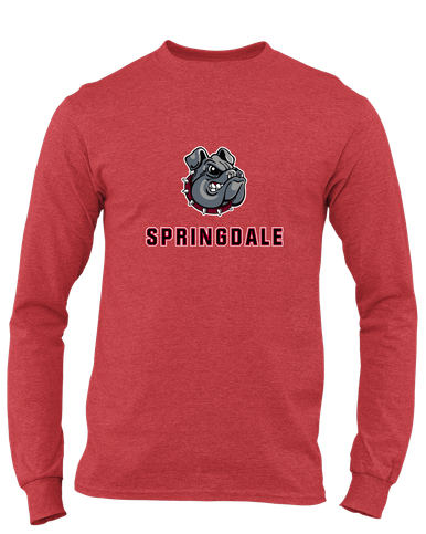 Springdale Bulldogs Mascot #2 Men's LS T-Shirt