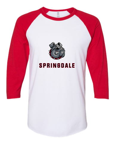 Springdale Bulldogs Mascot #2 Men's Baseball T-Shirt