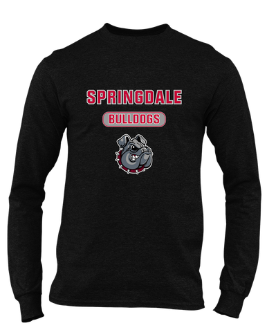 Springdale Bulldogs Mascot #3 Men's Premium LS T-Shirt