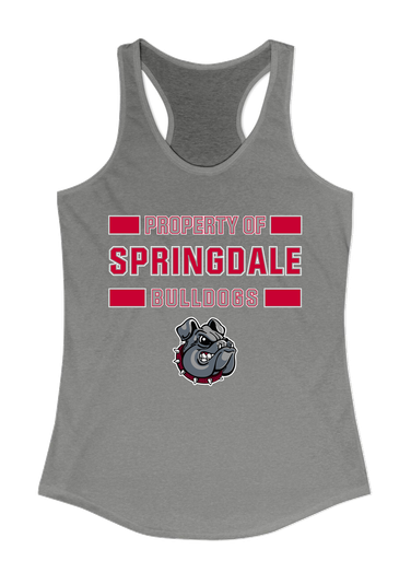 Springdale Bulldogs Property Of Women's Tank Top