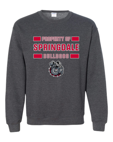 Springdale Bulldogs Property Of Men's Sweatshirt