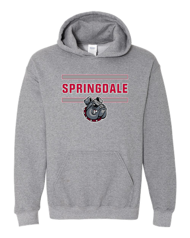 Springdale Bulldogs Mascot #4 Men's Hoodie