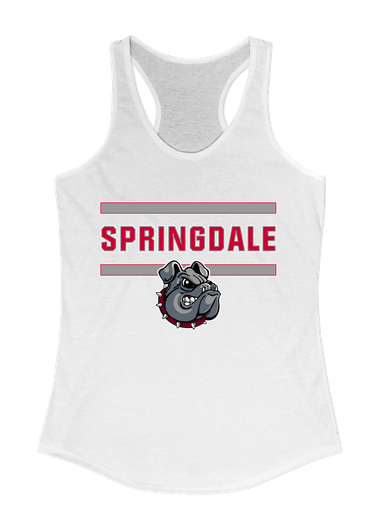 Springdale Bulldogs Mascot #4 Women's Tank Top