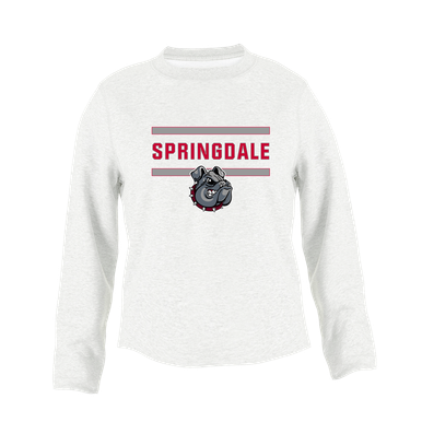 Springdale Bulldogs Mascot #4 Women's Sweatshirt